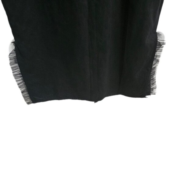 Ghospell Nessa Ruffle Midi Maxi Dress Wednesday Addams Black M - Picture 10 of 13